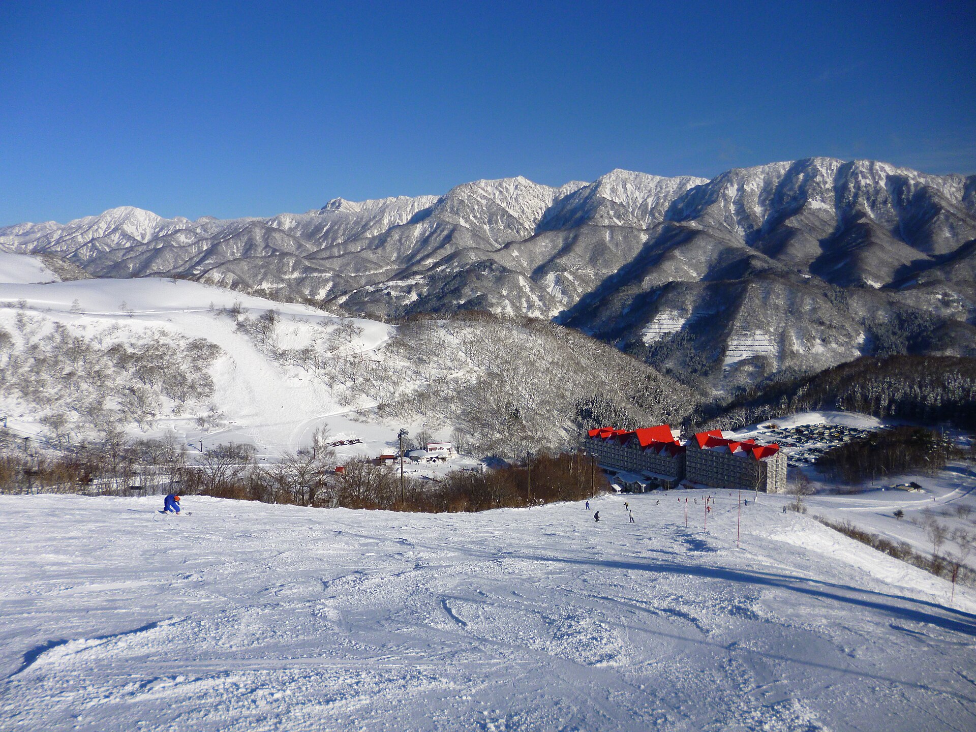 長野白馬擁有大雪量與多元雪道,從東京搭新幹線可達,是本州滑雪的代表