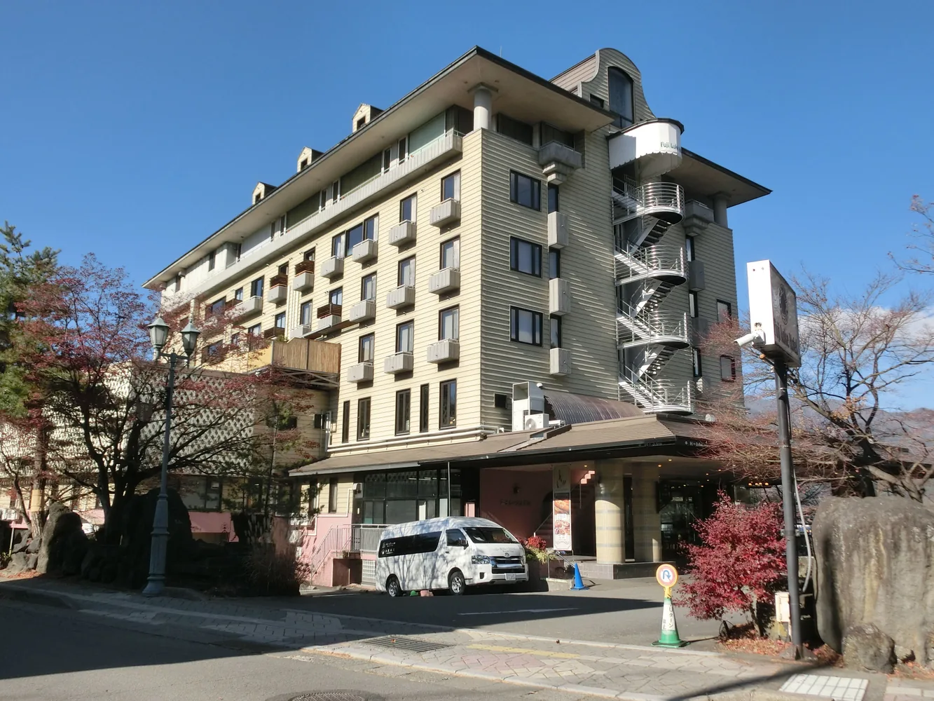 河口湖 Fuji Lake Hotel 真實飯店外觀