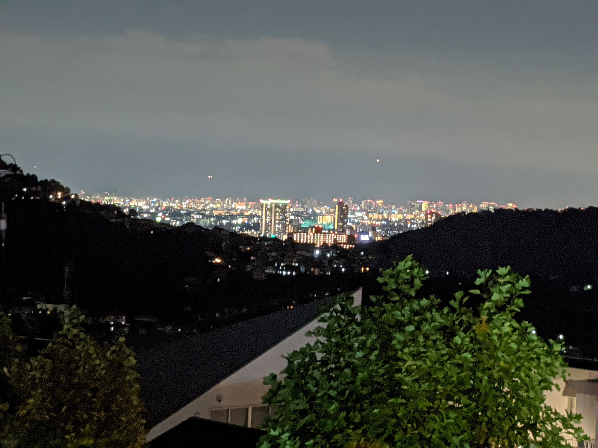 大阪夜景・31 樓看得到