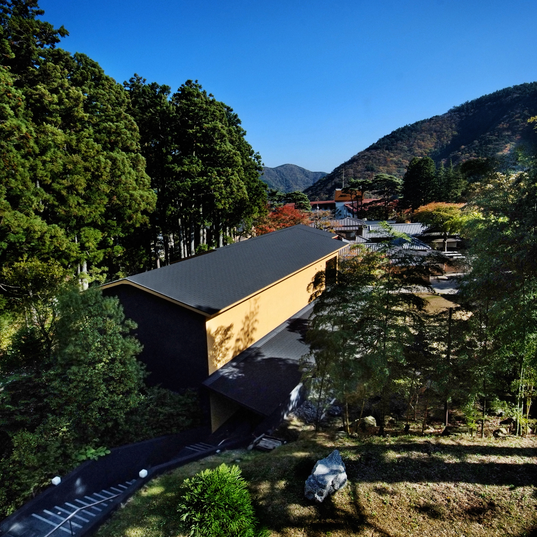 湯本溫泉區（示意）