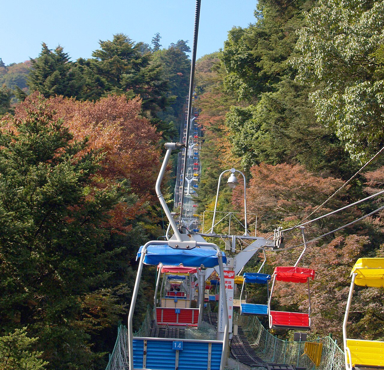 高尾山的吊椅(Lift),跟纜車同價:單程大人 490 円、來回 980 円