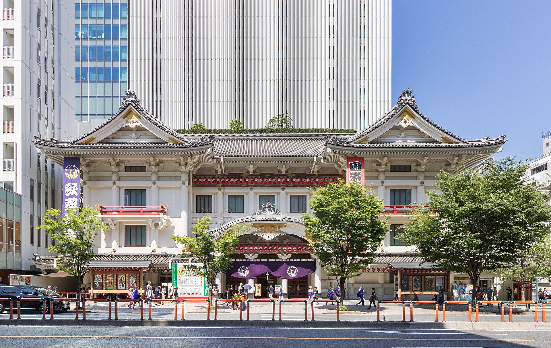 歌舞伎座與築地方向